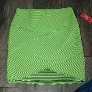 Neon Yellow/ Black Short/Skirt